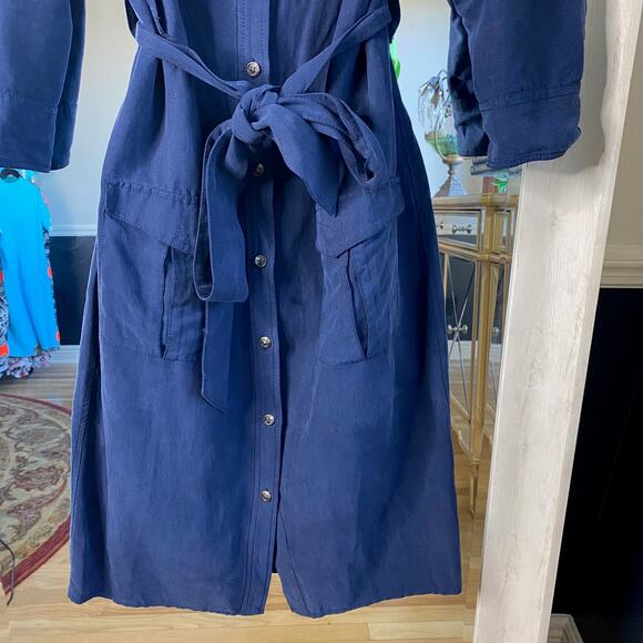 Ralph Lauren Exclusive Orlena Belted workshirt dress size 6 - Picture 7 of 11
